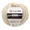 Пряжа YarnArt 'Jeans' 50гр 160м (55% хлопок, 45% полиакрил) 05 суровый