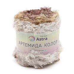 Пряжа Astra Premium 'Артемида Колор' 150гр 80м (100% микрофибра ПЛ)