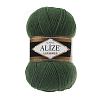 Пряжа ALIZE 'Lanagold' 100гр., 240м (49% шерсть, 51% акрил) 118 темно-зеленый