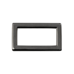 6931 Рамка литая 25*11мм (32*18мм, d-3,5мм) металл, черный никель BIG