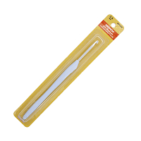 953350 Крючок для вязания d 3,5мм с резиновой ручкой с выемкой для пальца, 16см, Hobby&Pro