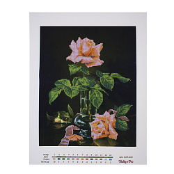 НР-3038 Канва с рисунком для вышивания бисером 'Розы' Hobby&Pro 25*31см