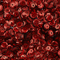 Пайетки граненые, 6 мм, упак./10 гр., Astra&Craft (50103 красный голограмма)