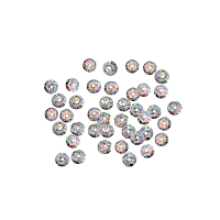 Пайетки граненые, 6 мм, упак./10 гр., Astra&Craft (50112 серебро голограмма)