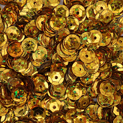 Пайетки граненые, 6 мм, упак./10 гр., Astra&Craft (А20 золото голограмма)