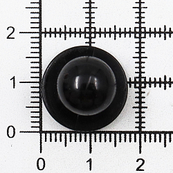 П-10 Пукля поварская 10мм (d основания=18мм, h=16мм) ПП, черный