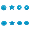 Кнопка фигурная 'Звезда' 12,5/10мм пластик (уп.~1000шт) NEW STAR 189 аква