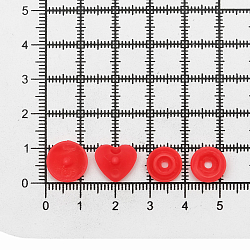 Кнопка фигурная 'Сердце' 12,5/10мм пластик (уп.~1000шт) NEW STAR