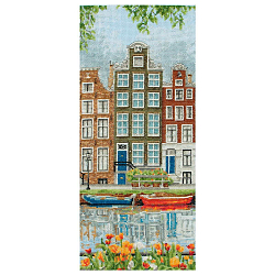 PCE0814 Набор для вышивания Anchor 'Улица Амстердама' 32х14 см