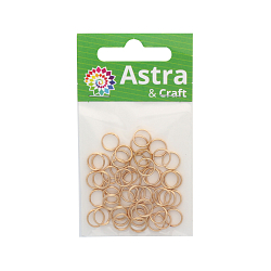 4AR255/256 Кольцо соединительное двойное, 8мм, 50шт/упак, Astra&Craft