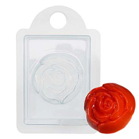 Профессиональная пластиковая форма для изготовления мыла ручной работы (Роза чайная)