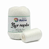 Пряжа Astra Premium 'Пух норки' (Mink yarn) 50гр 290м (+/- 5%) (80% пух, 20% нейлон) (+нить 20гр) 01 белый