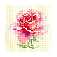 150-002 Набор для вышивания Чудесная игла 'Розовая роза'11*11см